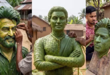 coconut leaf sculpture video creation