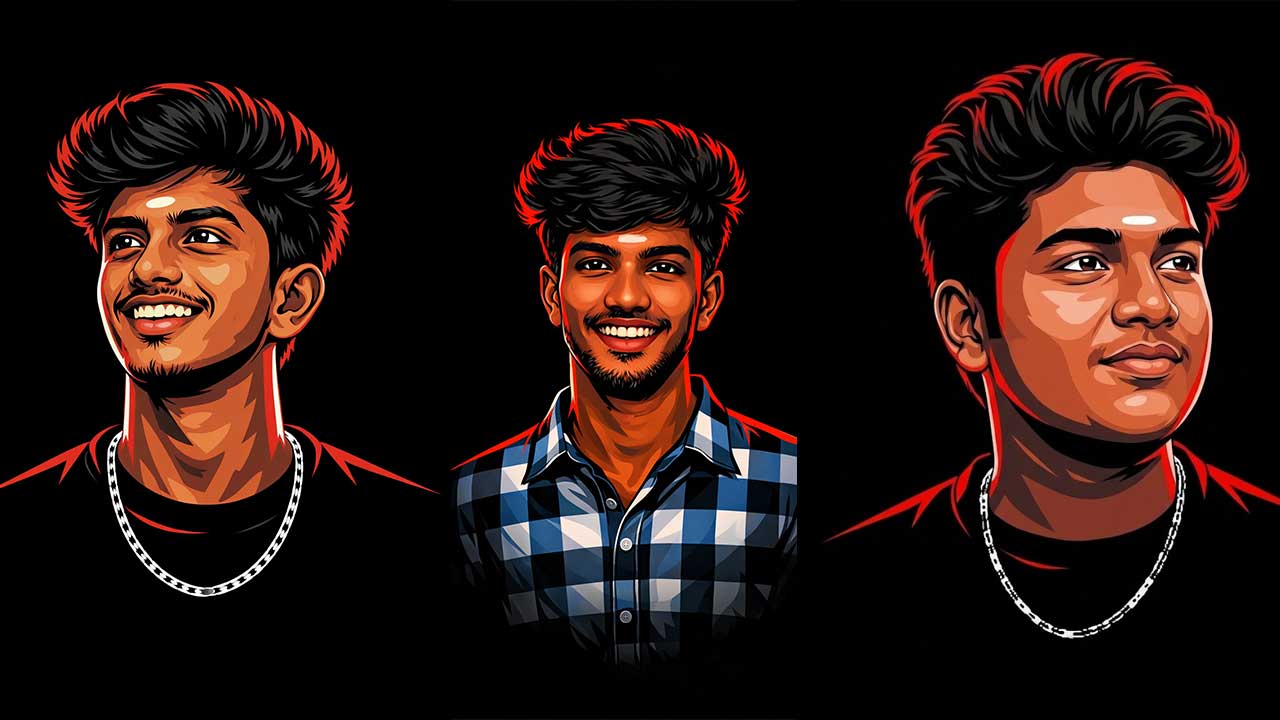 Vector portrait image editing